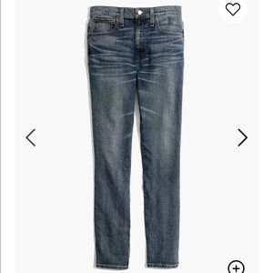 Madewell high rise slim boyjean in frisco wash 26p